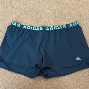 Adidas Teal Performance Shorts- XL